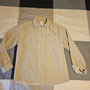 H&M Cream Corduroy Button Down size Small